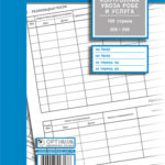 Knjiga kontrolnika uvoza robe A4 Ofset