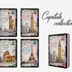 Notes A6 tvrdi povez CAPITALS Kolekcija