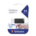 USB FLASH MEMORIJA 64GB  3.0 PINSTRIPE VERBATIM