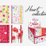 Notes A6 tvrdi povez HEART kolekcija