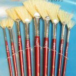 Cetkica lepeza od prirodne dlake