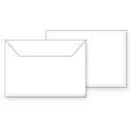 Koverat beli B6 samolepljivi