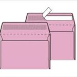 Koverat rozi B5 samolepljivi