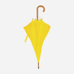 Kišobran sa drvenom ručkom žuti