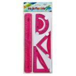 Set savitljivih lenjira 1/4