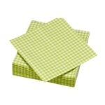 Salvete troslojne karirane kivi 25x25