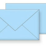 Koverte nesamolepljive plave B6