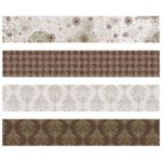 Origami papirne trake braon Heyda