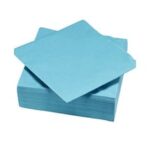 Salvete dvoslojne tirkizne 33x33 1/50