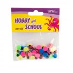 Dekorativne oci u boji 10mm Uni