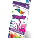 Drvene boje Triangular 1/12 Uni + rezac