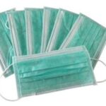 Maska zelena jednokratna